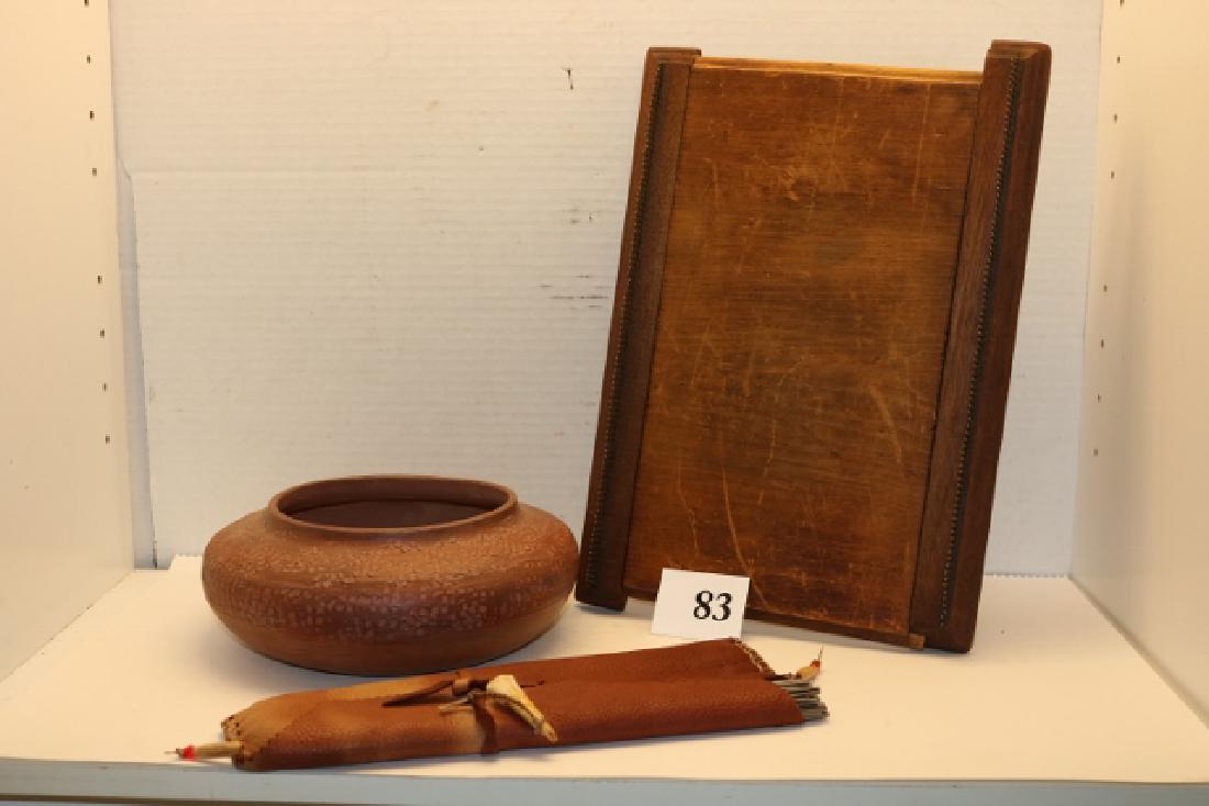 American Favorite 1875 with buffalo hide pouch: Ladies American Favorite 1875 with buffalo hide pouch