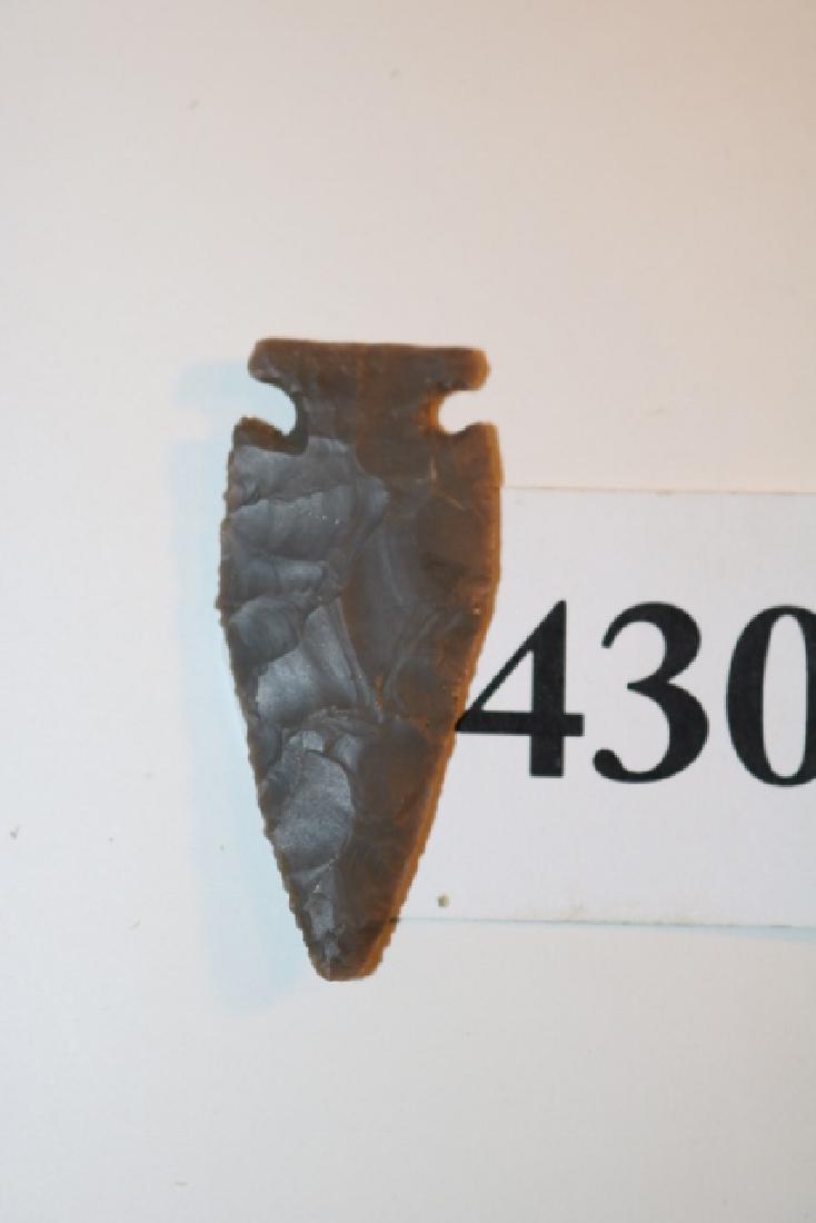 Thin Intrusive Mound Point: 2 ¼” Fine Thin Intrusive Mound Point, Licking Co. Ohio Flint Ridge