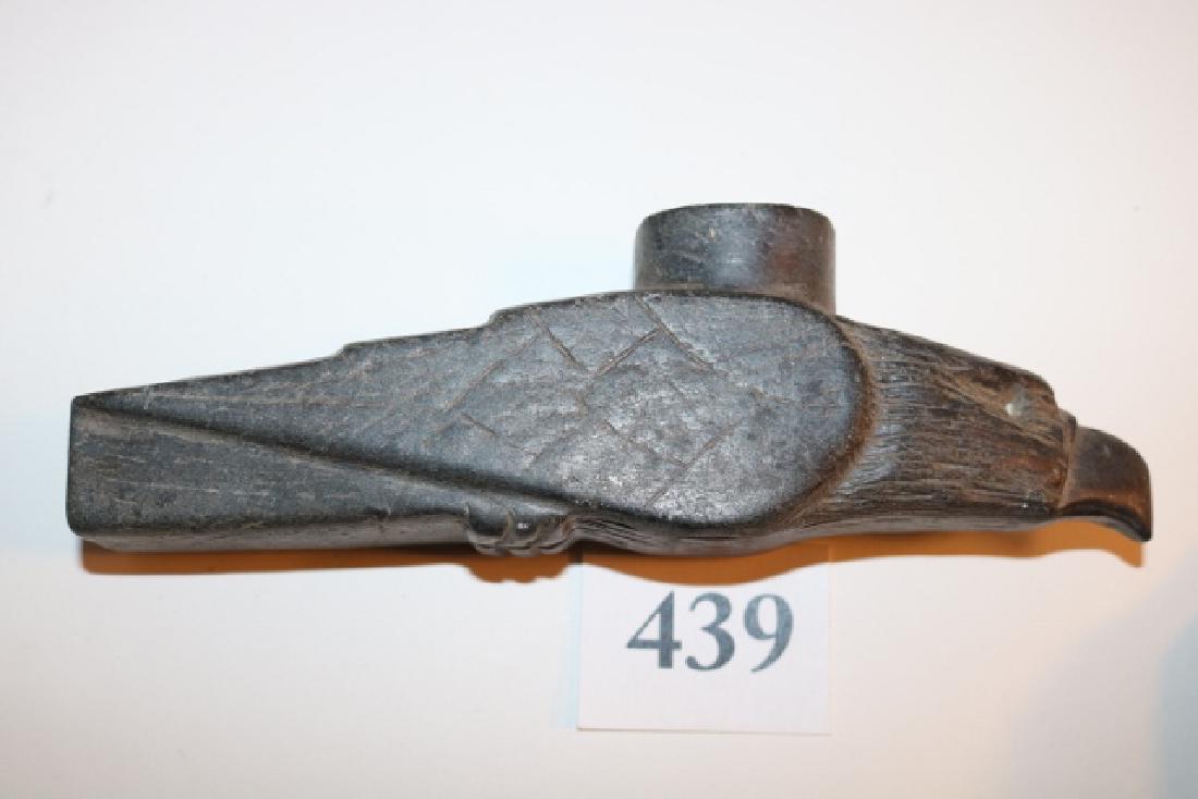 Steatite Reproduction Bird Pipe: 8” Steatite Reproduction Bird Pipe