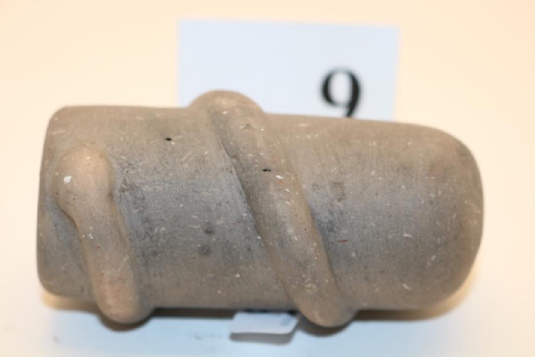 3 ½” Stone Snake Effigy Pipe (1 of 3)