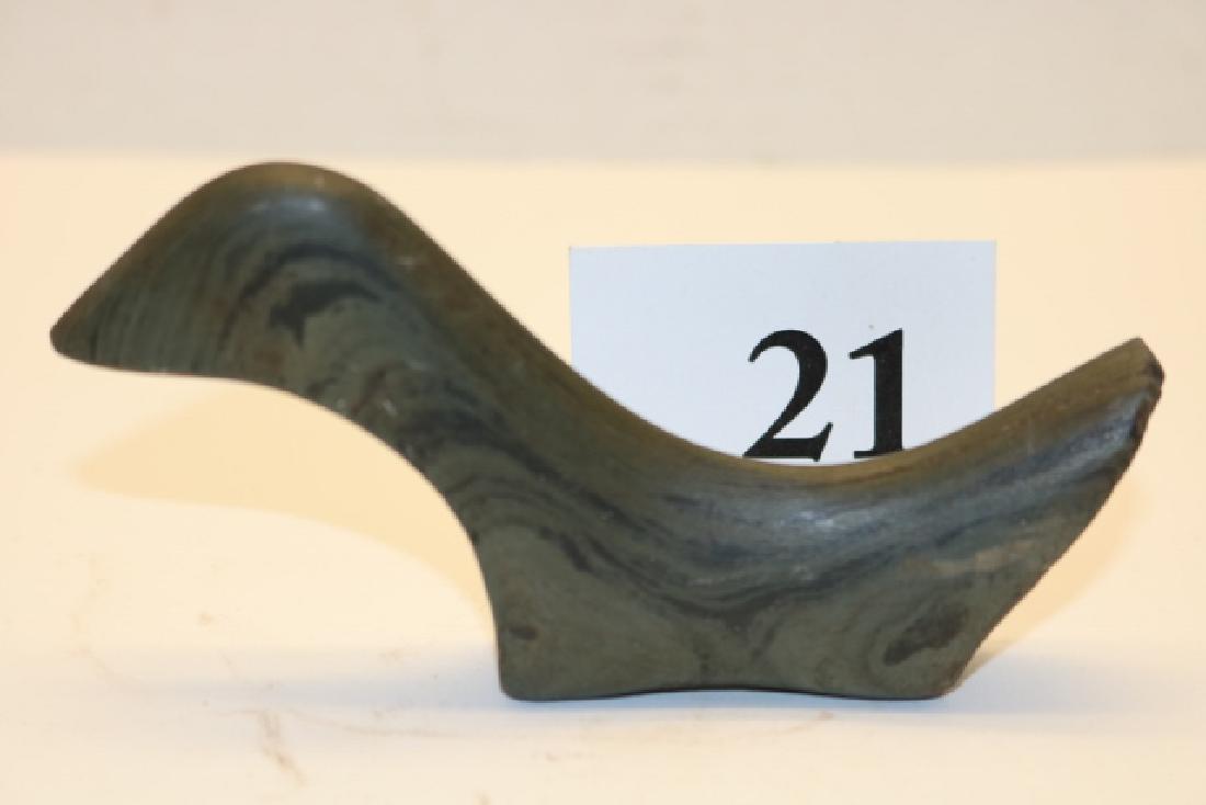 Banded Slate Birdstone (1 of 3)