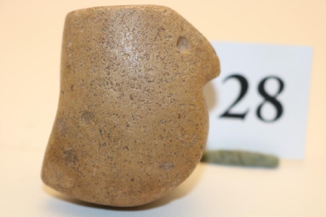 Face Effigy Stone Pipe (1 of 4)