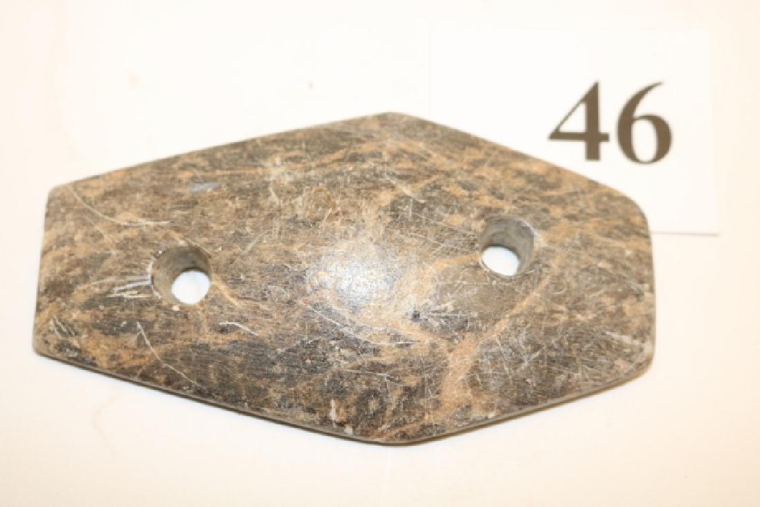 Coffin Shaped Hardstone Gorget (1 of 3)