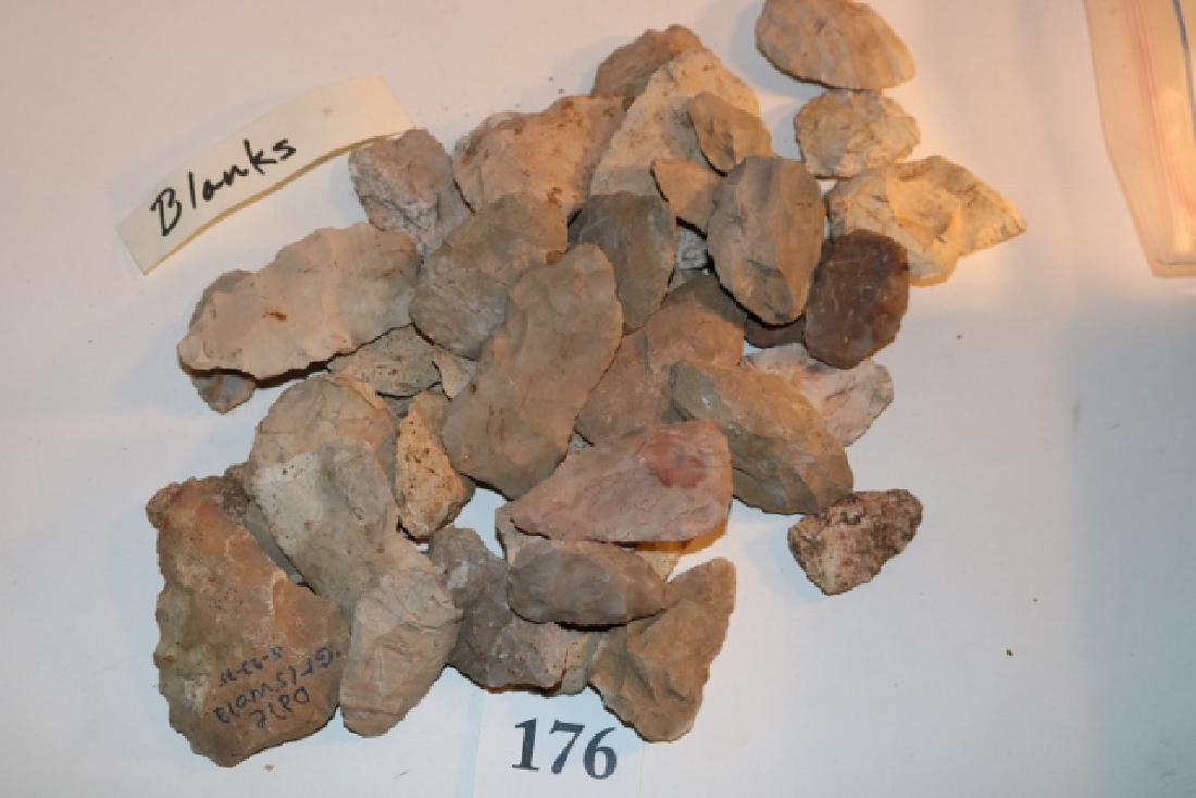 Large Bag of Flint Blanks, Knives, Blades (1 of 1)