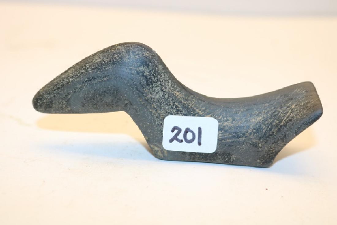 Green Banded Slate Birdstone (1 of 3)