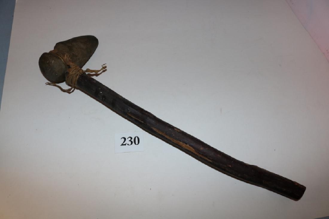 Hafted ¾ Groove Stone Axe (1 of 3)