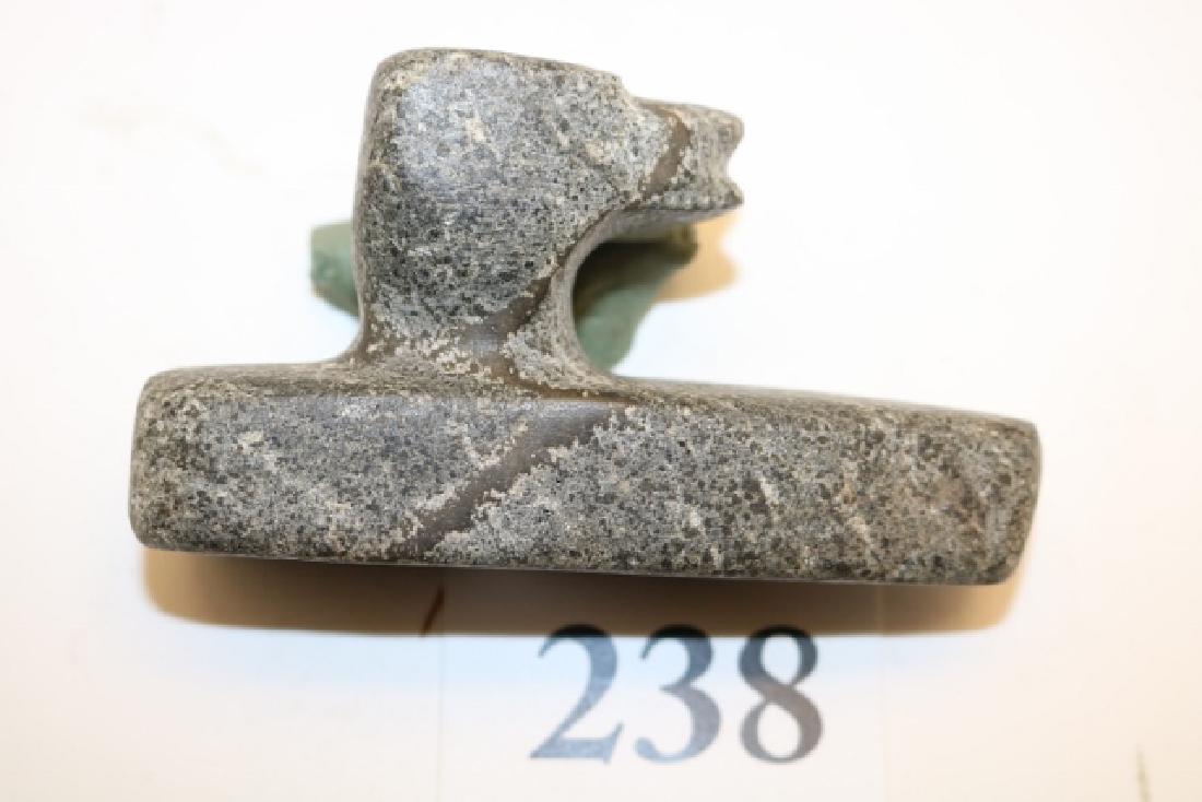 4 x 2 Steatite Frog Pipe (1 of 3)