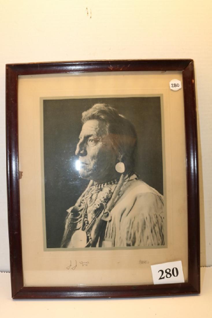 Framed Photo, 1927 Chief Joseph? (1 of 1)