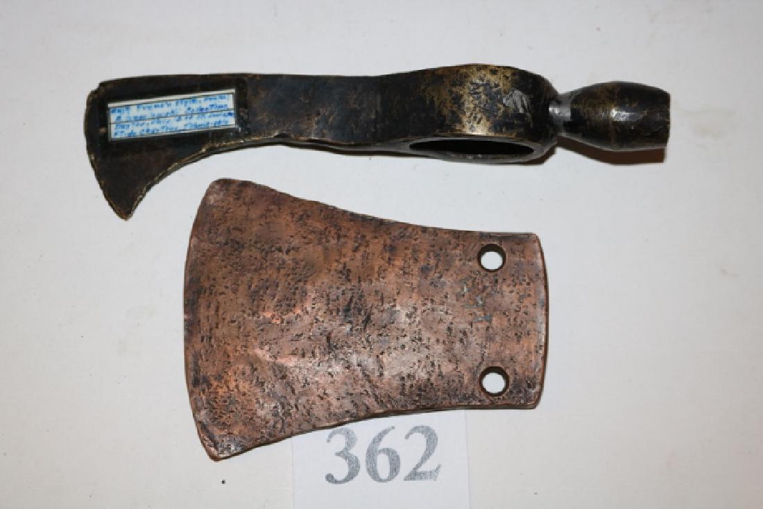 Copper 2 Hole Axe Shaped Pendant (1 of 2)