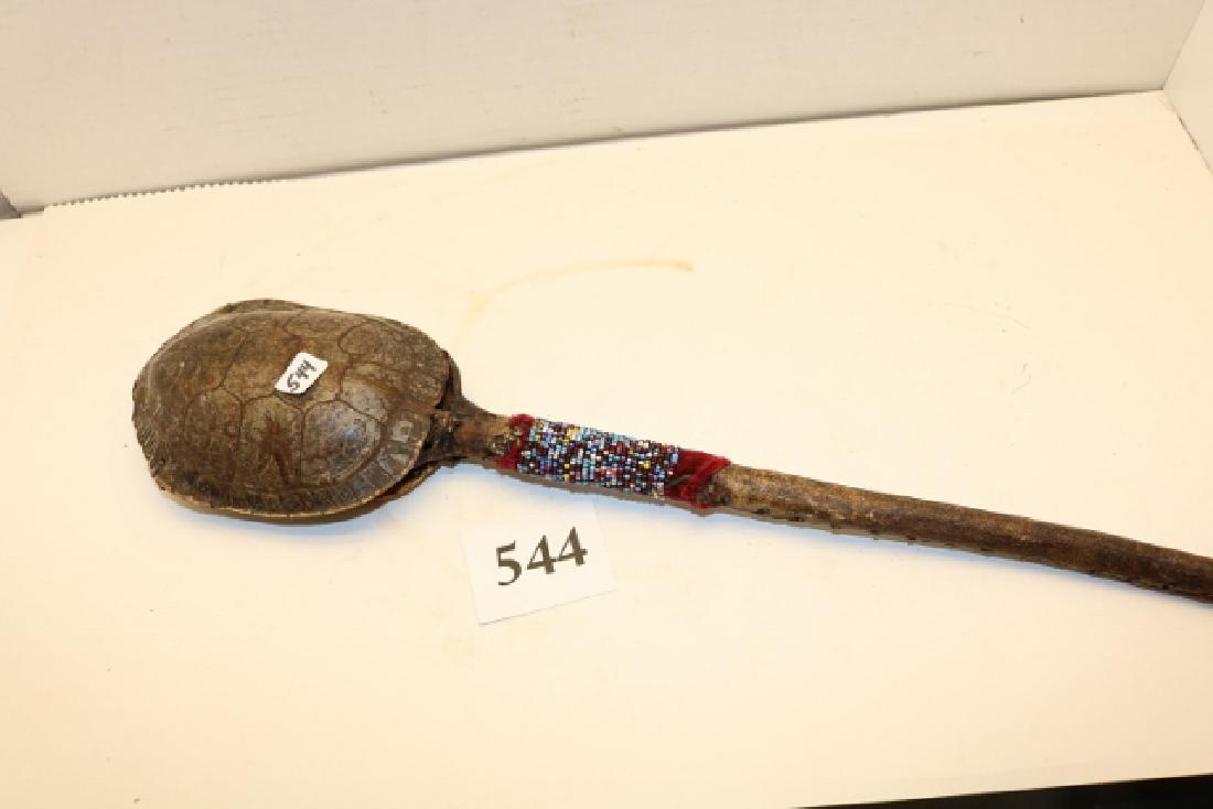 Hide Covered Turtle Rattle (1 of 2)