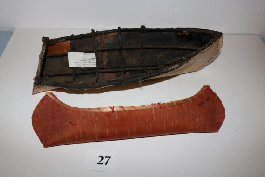 2 Birch Bark Canoes: 2 Birch Bark Canoes