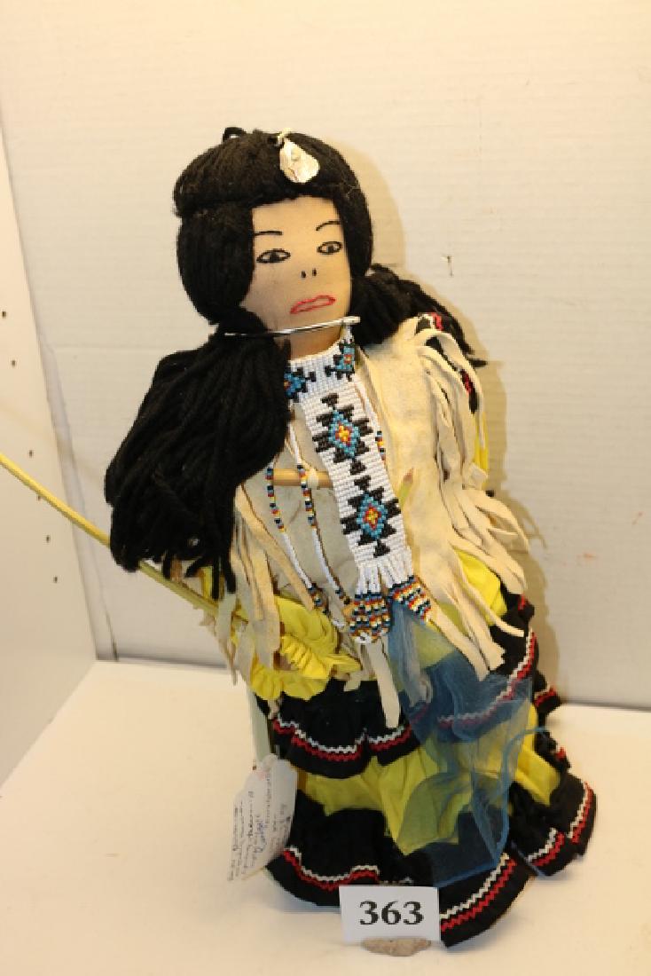 Apache Female Puberty Rite Doll: 16” Apache Female Puberty Rite Doll, White Mtn. Apache made by Cordnelia Skidmore