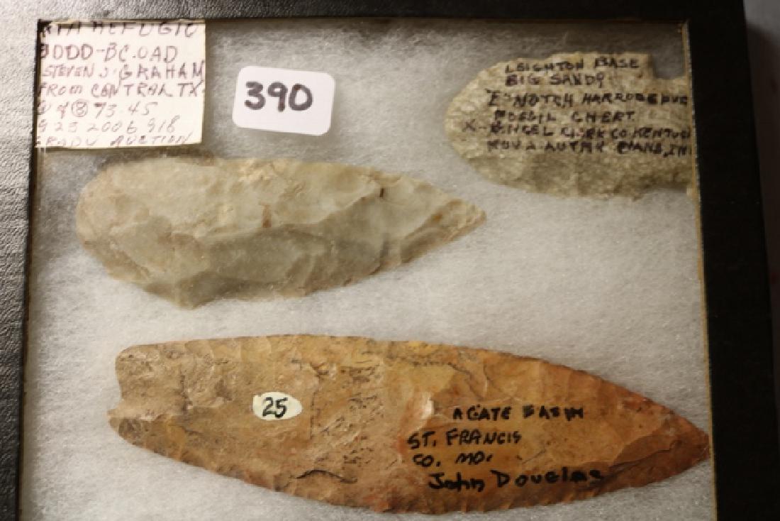 Flint Point and 2 Knives: 5 x 6 Frame with Flint Point and 2 Knives