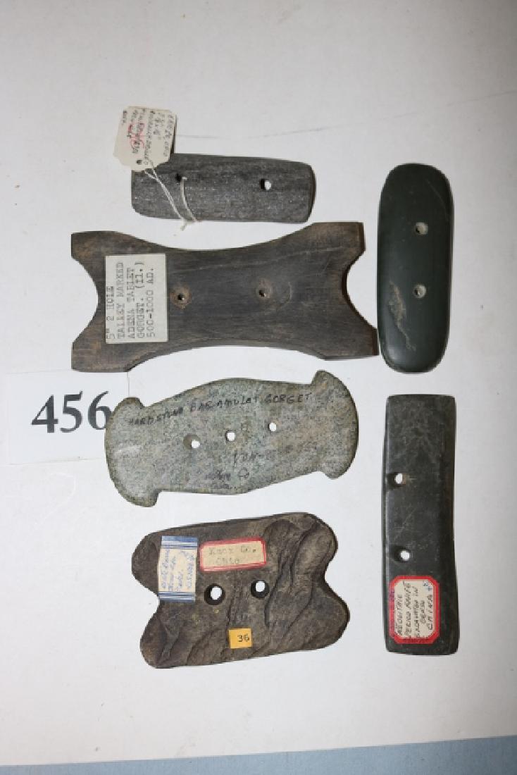 6 Assorted Repro Gorgets: 6 Assorted Repro Gorgets