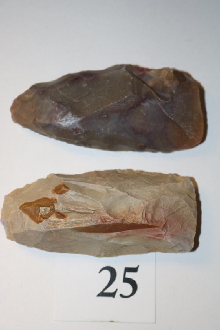 2 Flint Celts: 2 Flint Celts