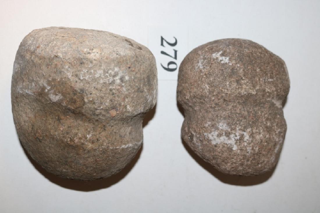 2 Stone Mauls: 2 Stone Mauls, largest 4 ¼”