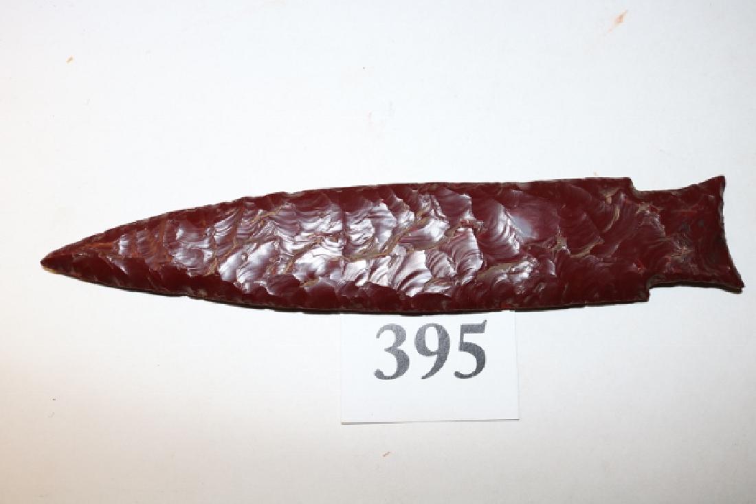 8 1/8” Point Obsidian: 8 1/8” Point Obsidian (age uncertain)
