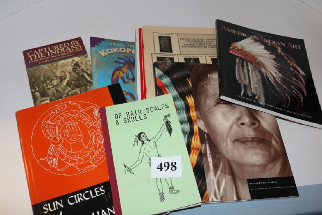 Books: American Indian Art: Books: American Indian Art, The Clare Thau Coll., Indian Basket Makers of Southwest, Artifacts of N.W. Coast Indians, Glass Trade Beads of the North East, Virginia Quarterly, Of Hair, Scalps & Skulls,