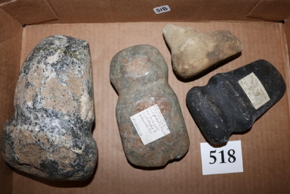 3 Stone Axes, Pipe: 3 Stone Axes, Pipe – all age uncertain