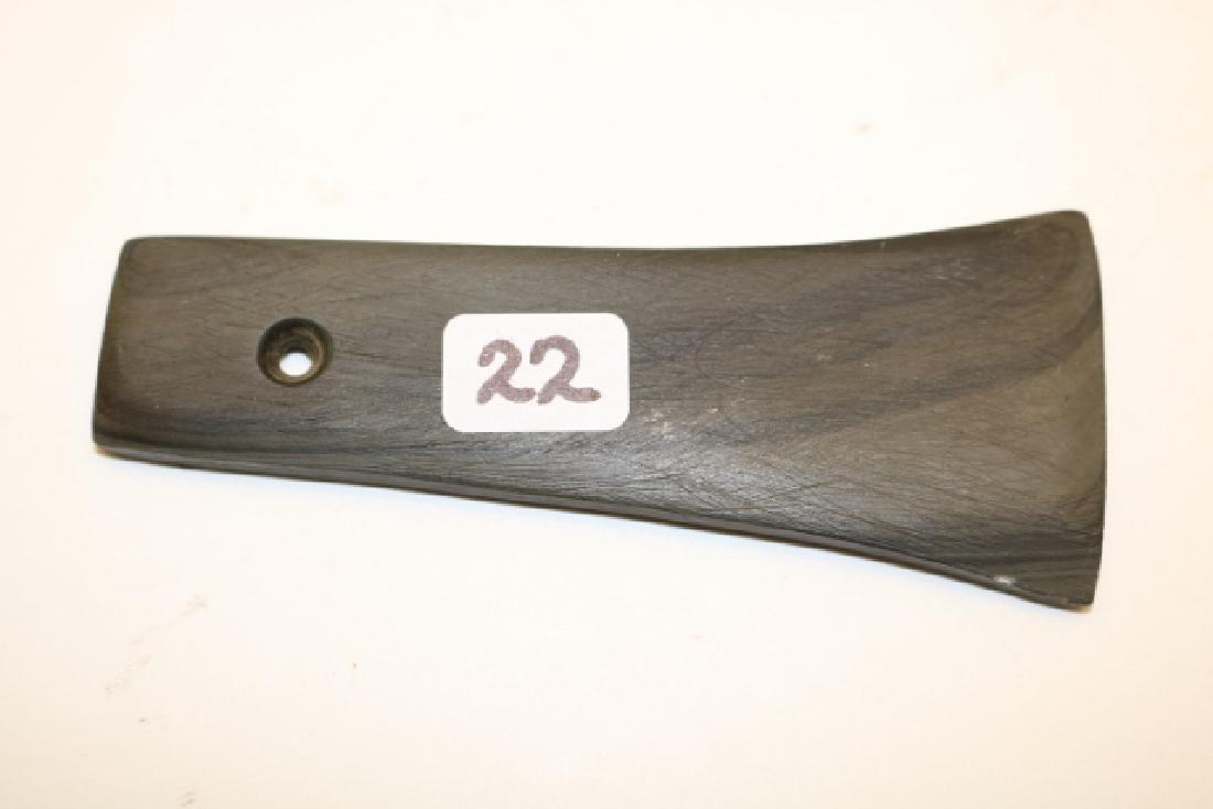 Slate Gorget: Slate Gorget – Marion Co. Ohio – 4” – highly scratched