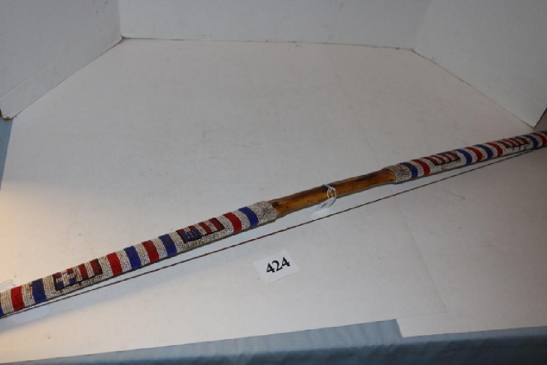 Sioux Beaded Bow NO SHIPPING OUT OF COUNTRY: Sioux Beaded Bow – western plains - 48” – will not ship out of country