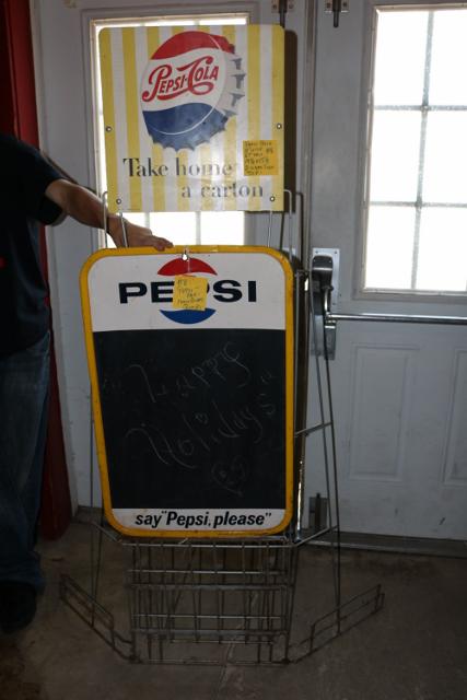 Pepsi Store Rack/Menu Board (1 of 2)