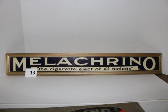 Nickel King Cigars/Melachrino Cigarette Sign Pair (1 of 2)
