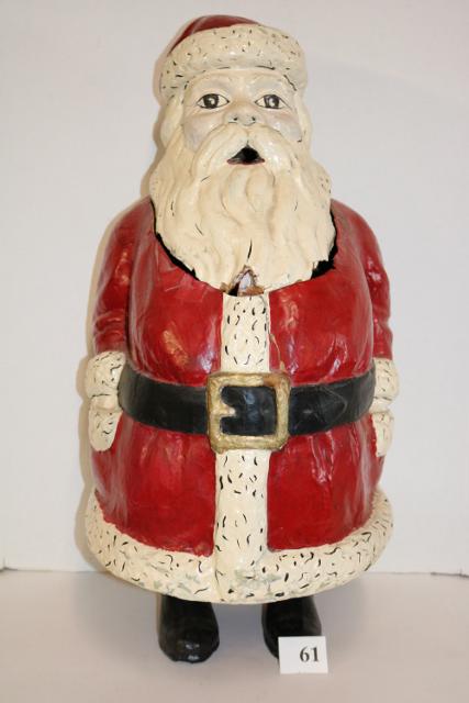 Santa Paper Mache Large Store Figure (1 of 8)