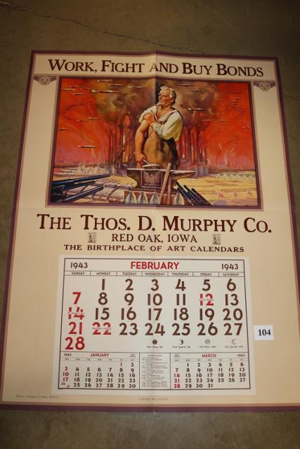 Buy War Bonds 1943 "United We Stand" Salesman Sample (1 of 3)