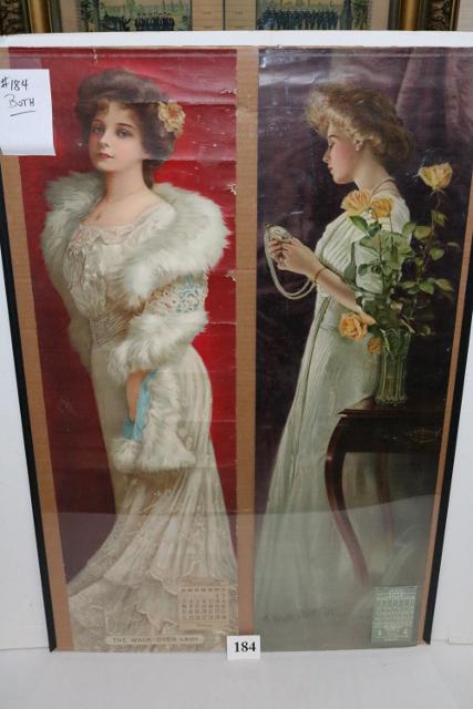 Walk Over Shoes 1909-1910 Calendars (Pair) (1 of 2)