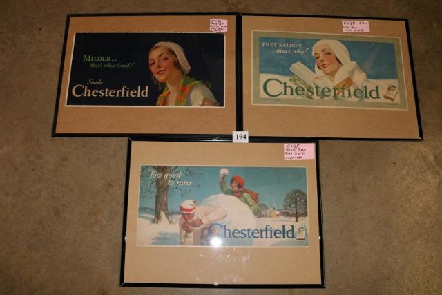 Chesterfield Cigarettes Poster (1 of 4)