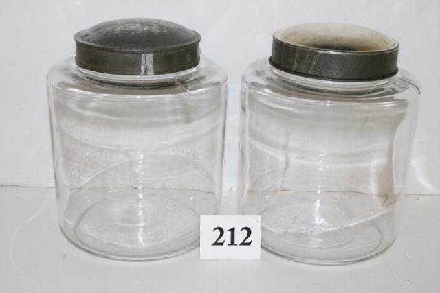 2 Glass Apothecary Jars (1 of 4)