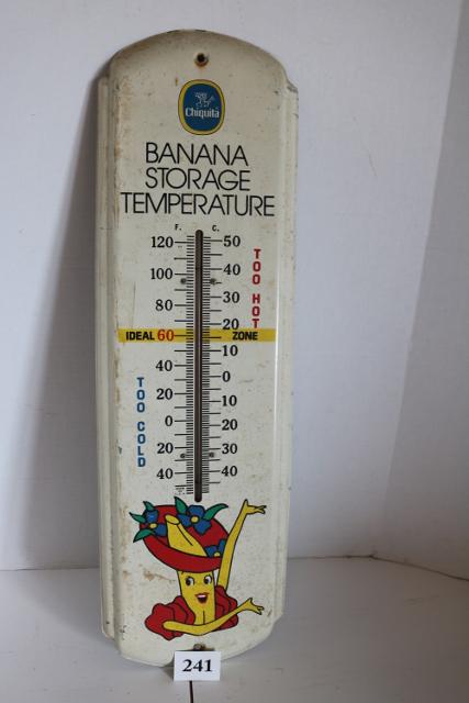 Chiquita Banana Original Glass Thermometer (1 of 2)