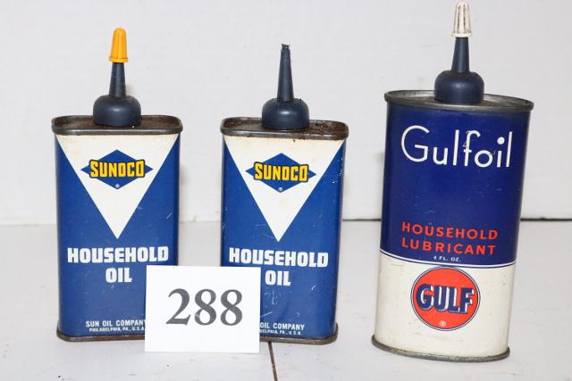 3 Household Oil Cans (1 of 2)