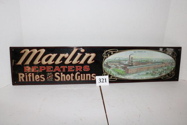 Marlin Repeaters Rifles and Shot Guns New Sign (1 of 2)