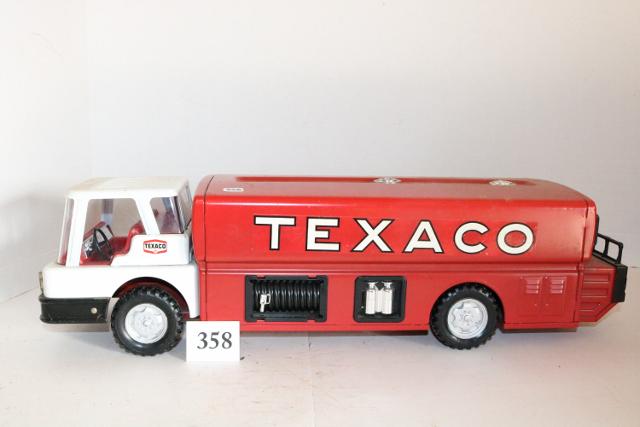 Texaco Metal Truck: Texaco Metal Truck, Good Condition, 7" tall x 24" Long