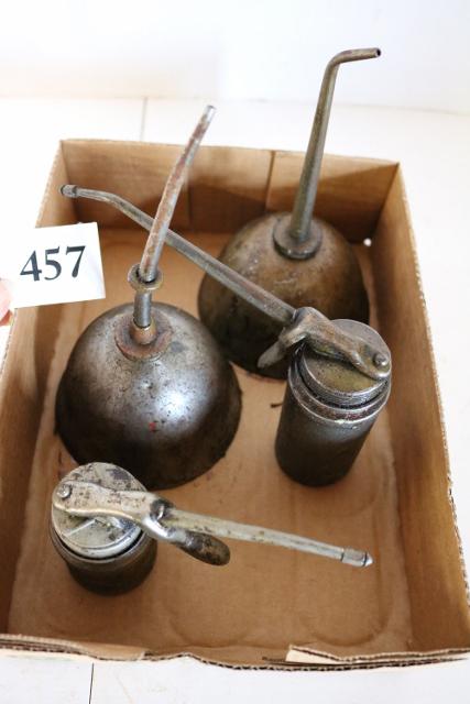 Box Lot of 4 Oil Cans (1 of 1)