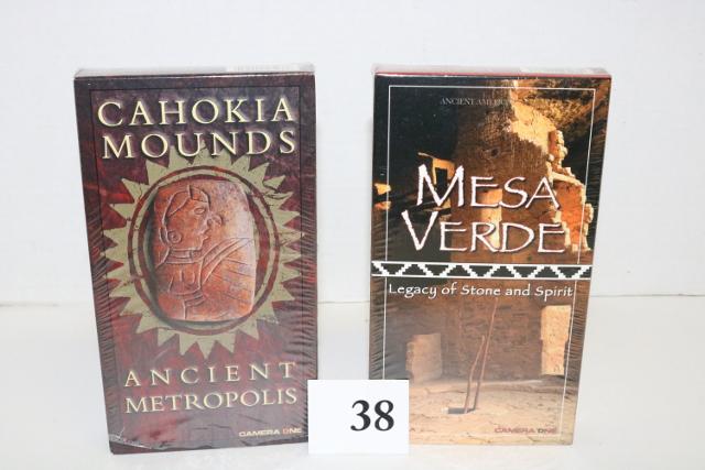 2 DVD's Cahokia Mounds & Mesa Verde: Two DVD’s, Titles are: Cahokia Mounds & Mesa Verde