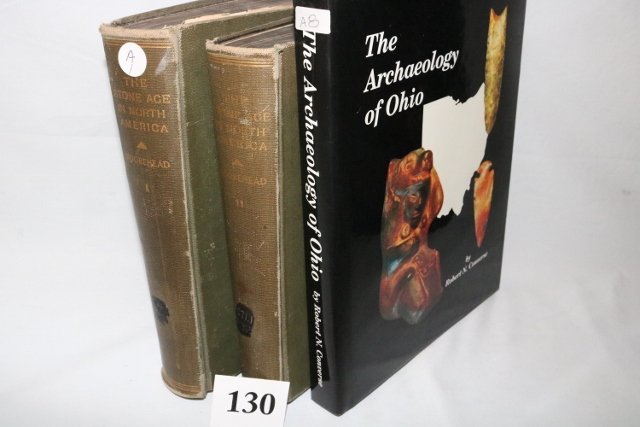 Books: The Stone Age In NA & The Archaeology of Ohio: Book: The Stone Age in North America Vol. 1 & 2 by Warren K. Moorehead, 1910, pp 457, 417 1st Editions & The Archaeology of Ohio by Robert Converse 2003, pp 370