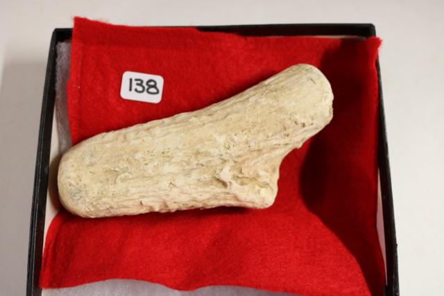 Antler Billet: Antler Billet, 4.7", creek site brig, ham horn, Dover TN - Ex. Dr. R.M.