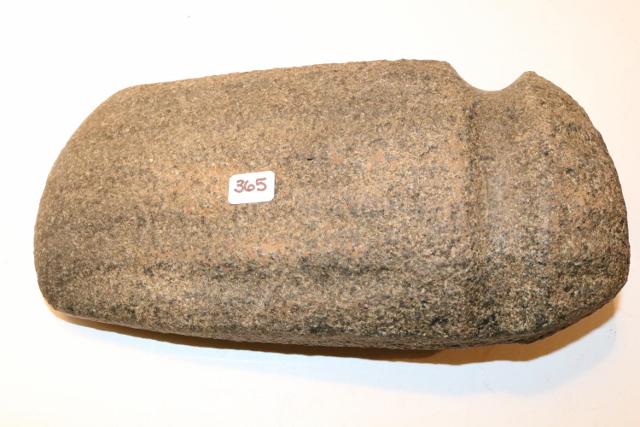 Large Grooved Axe: 9 ½” Large Grooved Ave – Wisconsin – Fluted Top/Bottom/Sides – Age Uncertain