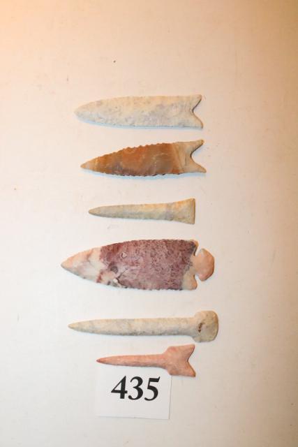 Knife Blade, Dalton Points, OH Flint Ridge Drill: Illinos Knife Blade – Tennessee Serrated Dalton – Illinois Dalton – Ohio Flint Ridge Dalton – Ohio Flint Ridge Drill – Missouri Drill – Age Uncertain