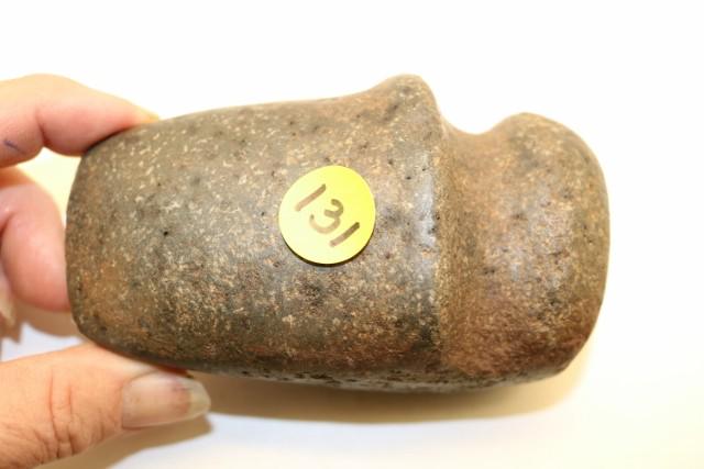 ¾ Groove Granite Axe: ¾ Groove Granite Axe, 2 ¾” x 4 ½”