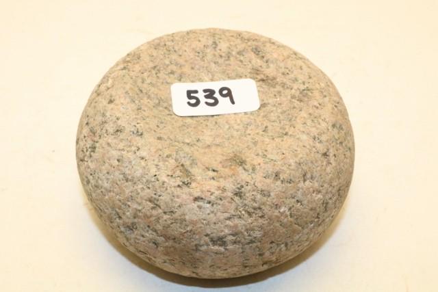 Double Cupped Discoidal: Double Cupped Discoidal, Calhoun Co. Ill. 3” from Sam Wiseborn Coll. Hayti Mo.