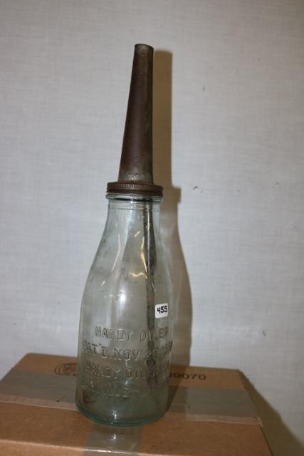Handy Oiler Danville, Indiana: Handy Oiler Danville, Indiana, The spout does have some rust, 15” Tall
