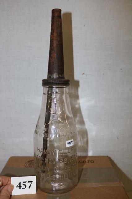 Handy Oiler Danville, Indiana: Handy Oiler Danville, Indiana, PATD-Nov 28, 1922, The spout does have some rust, 15” Tall