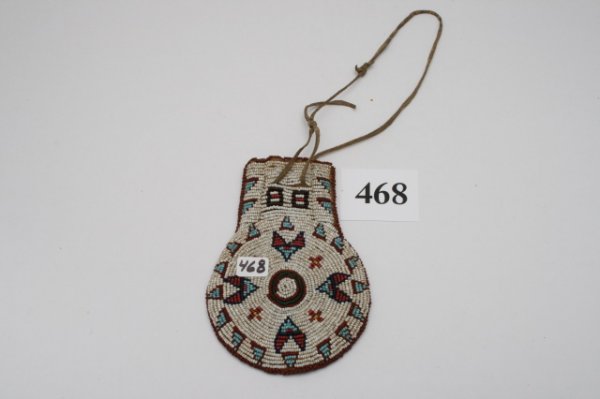 Beaded Drawstring Bag