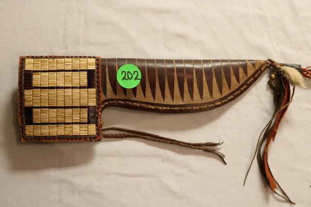 Apache Quilled Knife sheath (1 of 2)