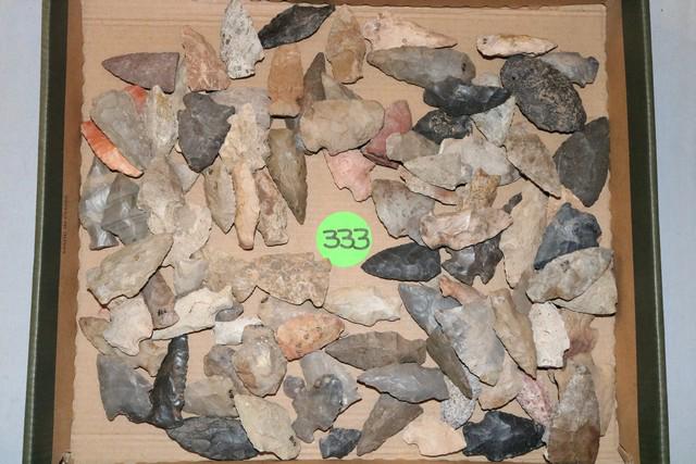 Group of 100 Arrowheads (1 of 1)
