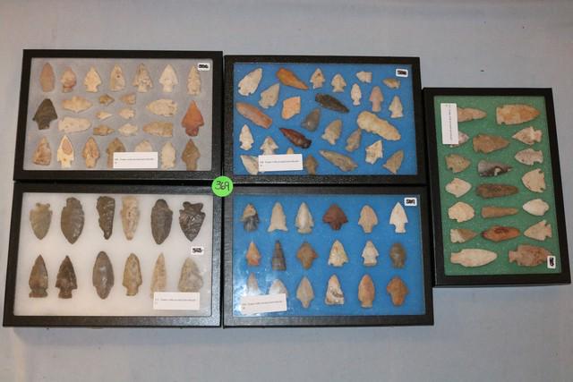 Group of 100 Assorted Arrowheads (1 of 6)